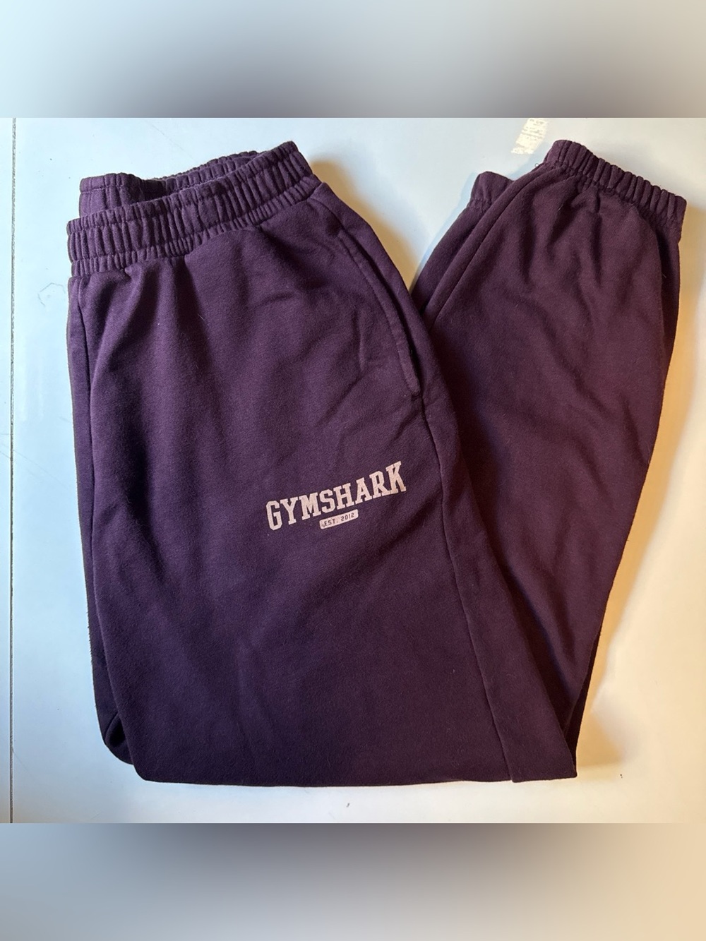 Gymshark Burgundy Sweatpants